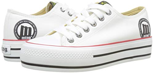 MTNG Attitude 69423 - Zapatillas para Mujer, Blanco (Canvas I222) 40 EU