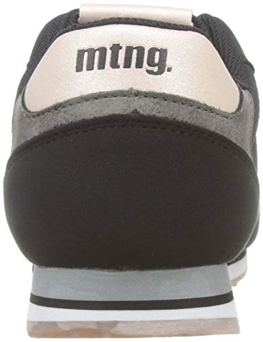 MTNG Attitude 69432, Zapatillas para Mujer, Negro (Raspe Negro/Glare Nude/Tampa Gris Oscuro C45921), 37 EU