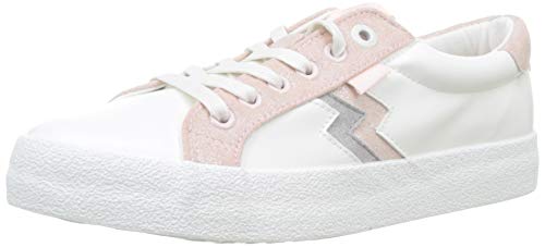 MTNG Attitude 69596, Zapatillas para Mujer, Blanco (Action PU Blanco/Softmet Gris Claro/Rosa Claro C46330), 40 EU