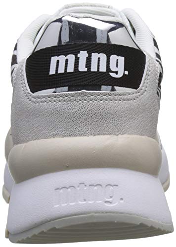 MTNG Attitude 69867, Zapatillas para Mujer, Blanco (Zebro Blanco/Plata C47433), 37 EU