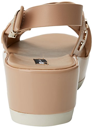 MTNG FUJY, Sandalias con Plataforma Mujer, Rosa (Basico Nude), 36 EU