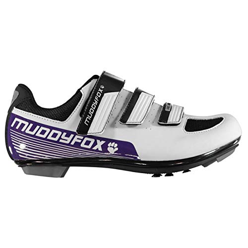 Muddyfox Mujer Rbs100 Zapatillas De Ciclismo Blanco/Morado 40 EU