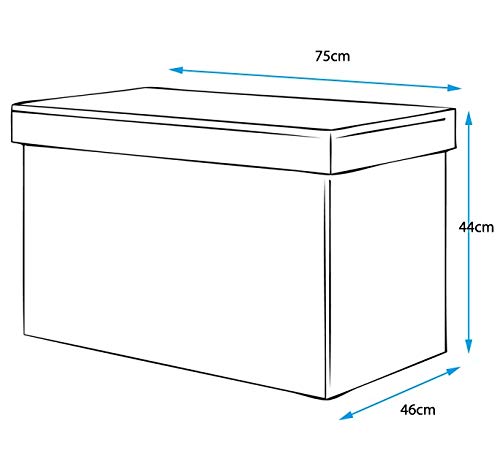 muebles bonitos Baúl Zapatero Dorian en Color Blanco
