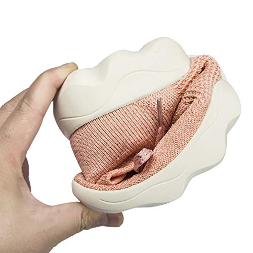 Mujer Zapatos de Baile Zapatillas de Baile Modernos Zapatos Deportivos Gym Cómodas y Transpirables Rosado 37