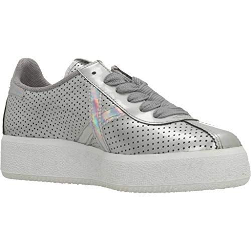 Munich Calzado Deportivo Mujer BARRU Sky para Mujer Plateado 40 EU