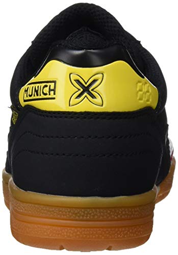 Munich Gresca Kid 02 S, Zapatillas de Deporte Niño, Negro (Negro/Amarillo 606), 35 EU