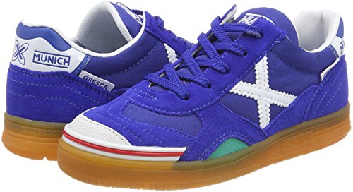 Munich Gresca, Zapatillas de Deporte Unisex Niños, Multicolor (Azul), 36 EU