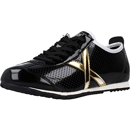 Munich Osaka 463 Negro/Oro 8400463 Zapatillas para Mujer, 37