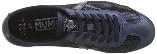 Munich Osaka, Zapatillas de Deporte Mujer, Azul (Marino 390), 36 EU