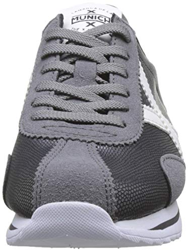Munich Sapporo Sky 5, Zapatillas de Deporte para Mujer, Gris (Plata 005), 34 EU