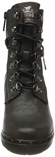 MUSTANG 1336-507, Botas Cortas al Tobillo Mujer, Gris, 40 EU
