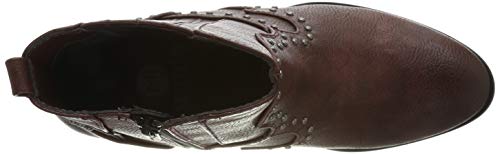 MUSTANG 1346-502-55, Botas Camperas Mujer, Rojo Burdeos 55, 37 EU