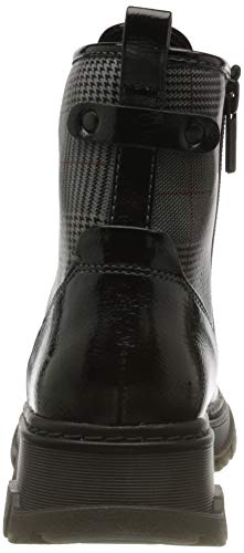MUSTANG 1361-504, Botas Cortas al Tobillo Mujer, Negro y Gris, 42 EU