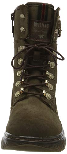MUSTANG 1361-602, Botas Cortas al Tobillo Mujer, Verde Oliva, 39 EU