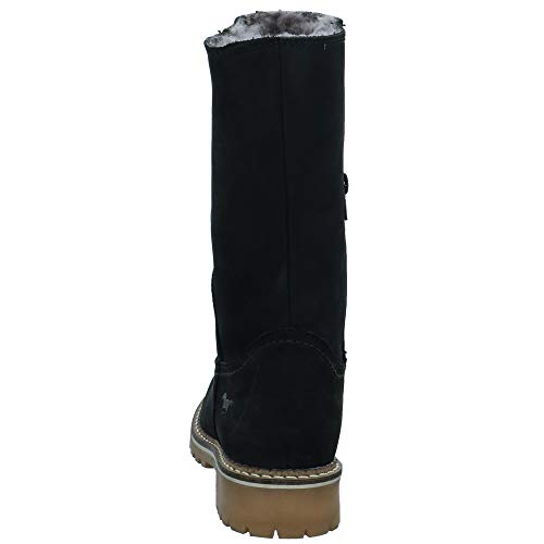 Mustang 2871-608 - Botas de invierno para mujer, de ante, color Negro, talla 36 EU