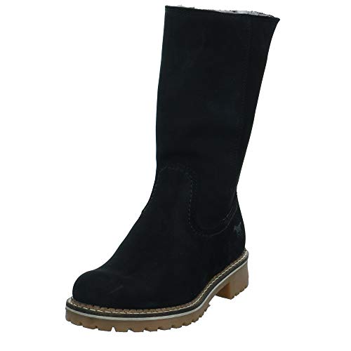 Mustang 2871-608 - Botas de invierno para mujer, de ante, color Negro, talla 36 EU