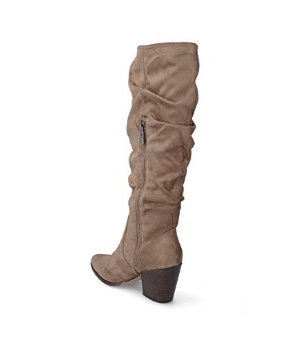 MUSTANG Bota Alta tacón Mujer MUS 50290 Taupe - 40, Taupe