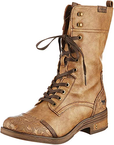 MUSTANG Botas altas para mujer 1293-510-307, color Marrón, talla 45 EU