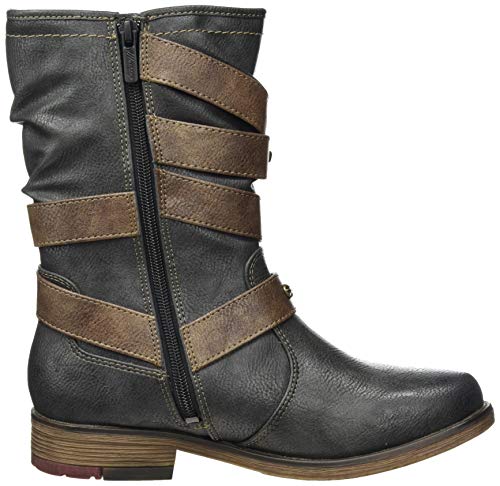 Mustang - Botas plisadas de Sintético Mujer, color Gris, talla 42 EU