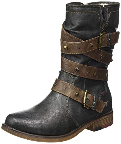 Mustang - Botas plisadas de Sintético Mujer, color Gris, talla 42 EU