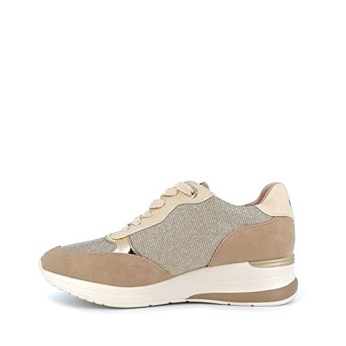 Mustang Lana, Zapatillas Deportivas Mujer, Leopard Beige, 40 EU