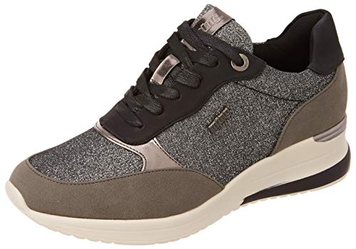 Mustang Lana, Zapatillas Deportivas para Mujer, Leopard Gris, 36 EU