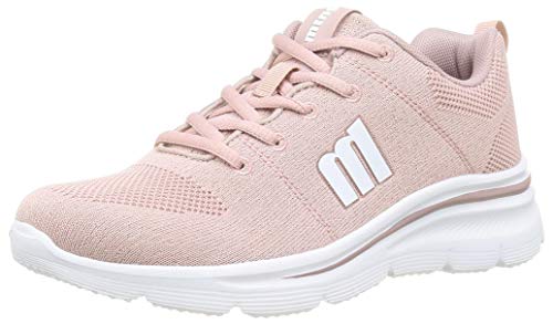 Mustang SOMO, Zapatillas Deportivas Mujer, Tricot Rosa Oscuro, 38 EU
