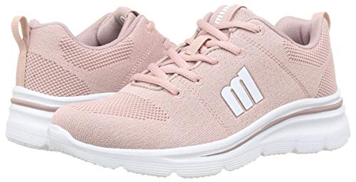 Mustang SOMO, Zapatillas Deportivas Mujer, Tricot Rosa Oscuro, 38 EU