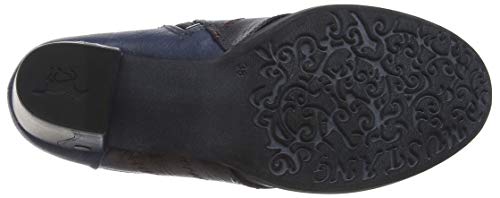 Mustang - Stiefelette, Botines Mujer, Azul (Dunkelblau 800), 36 EU