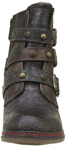 Mustang - Stiefelette, Botines Mujer, Azul (Navy 820), 36 EU