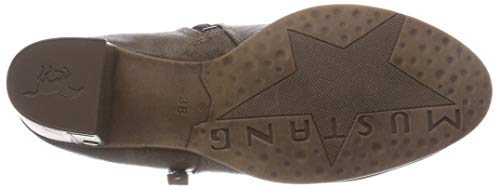 Mustang - Stiefelette, Botines Mujer, Marrón (Kaffee 306), 42 EU