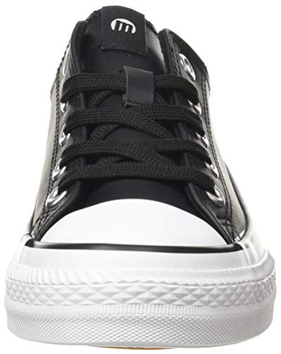 Mustang TEMI, Zapatillas Deportivas para Mujer, Action PU Negro, 36 EU