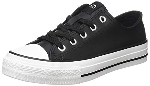 Mustang TEMI, Zapatillas Deportivas para Mujer, Action PU Negro, 36 EU