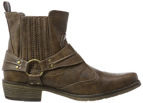 Mustang - Western Stiefelette, Botas Camperas Hombre, Marrón (Braun 3), 44 EU