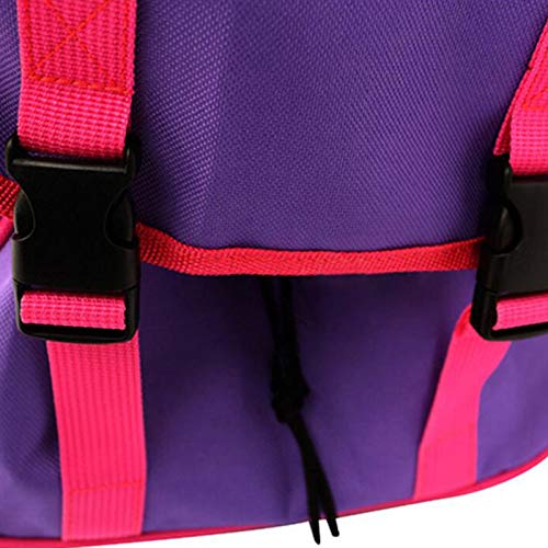 #N/A/a Mochila Ecuestre portátil Casco de Montar a Caballo Botas Bolsa de Pantalones para Deportes al Aire Libre - Púrpura