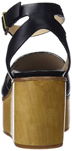 Neosens S507, Sandalias con Plataforma Mujer, Negro (Ebony), 39 EU