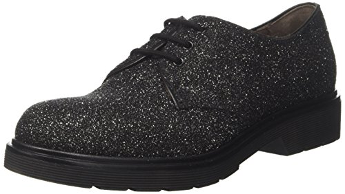 NeroGiardini A719350D Blucher Mujer De Piel - Negro 37 EU