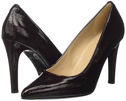 NeroGiardini A719711DE Zapatos De Salón Mujer De Charol - Burdeos 38 EU