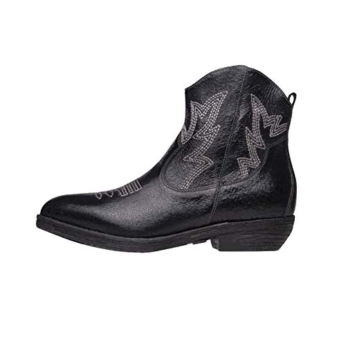 NeroGiardini A908770D Botines Mujer De Piel - Negro 36 EU