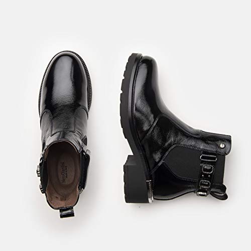 NeroGiardini A909765D Botines Mujer De Charol - Negro 38 EU