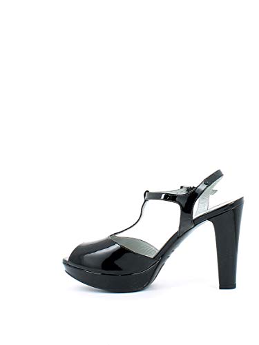 NeroGiardini – Sandalias con tacón alto y plataforma Negro Size: 39 EU