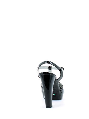NeroGiardini – Sandalias con tacón alto y plataforma Negro Size: 39 EU