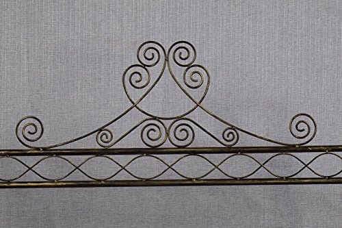 NEUN WELTEN Perchero burro Estilo Vintage perchero-paraban de forja de calidad con una balda – Elegante y sólida - Diseño único (Bronce)