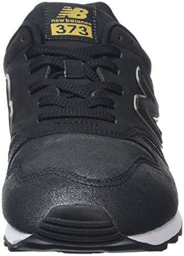 New Balance 373, Zapatillas para Mujer, Negro (Black/Gold Ng), 39 EU