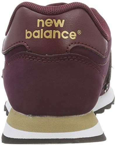 New Balance 500, Zapatillas para Mujer, Dorado (Burgundy Burgundy), 36 EU