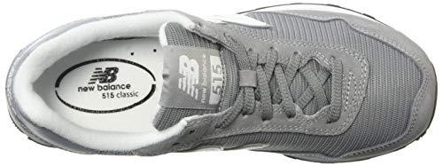 New Balance 515 Core, Zapatillas Hombre, Steel White, 40.5 EU