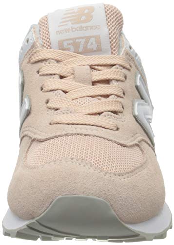 New Balance 574, Zapatillas Clásicas Mujer, Rosa (Smoked Salt with White), 38 EU