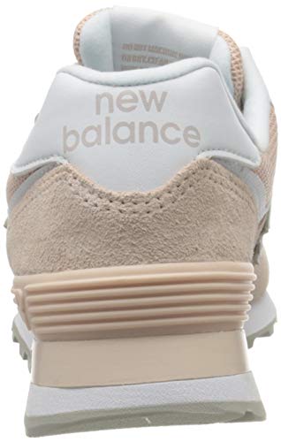 New Balance 574, Zapatillas Clásicas Mujer, Rosa (Smoked Salt with White), 38 EU