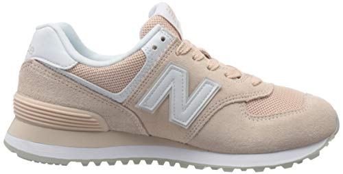 New Balance 574, Zapatillas Clásicas Mujer, Rosa (Smoked Salt with White), 38 EU