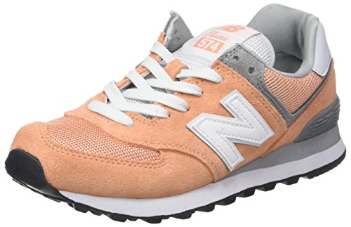 New Balance 574, Zapatillas Deportivas Mujer, Rosa (Peach), 37.5 EU